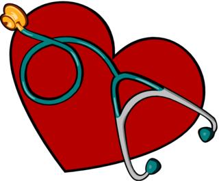 heart and stethoscope