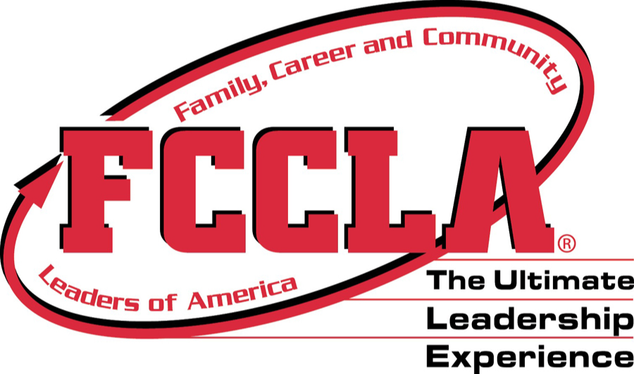 FCCLA logo white red black