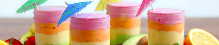 rainbow smoothies