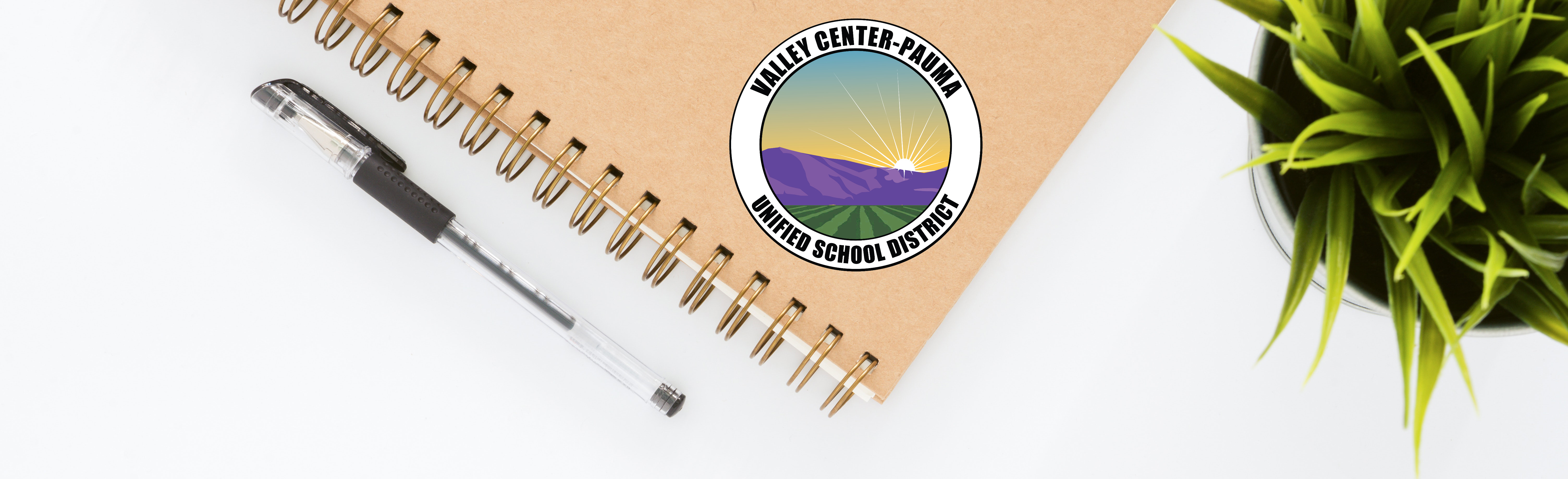 Notepad with Valley Center logo