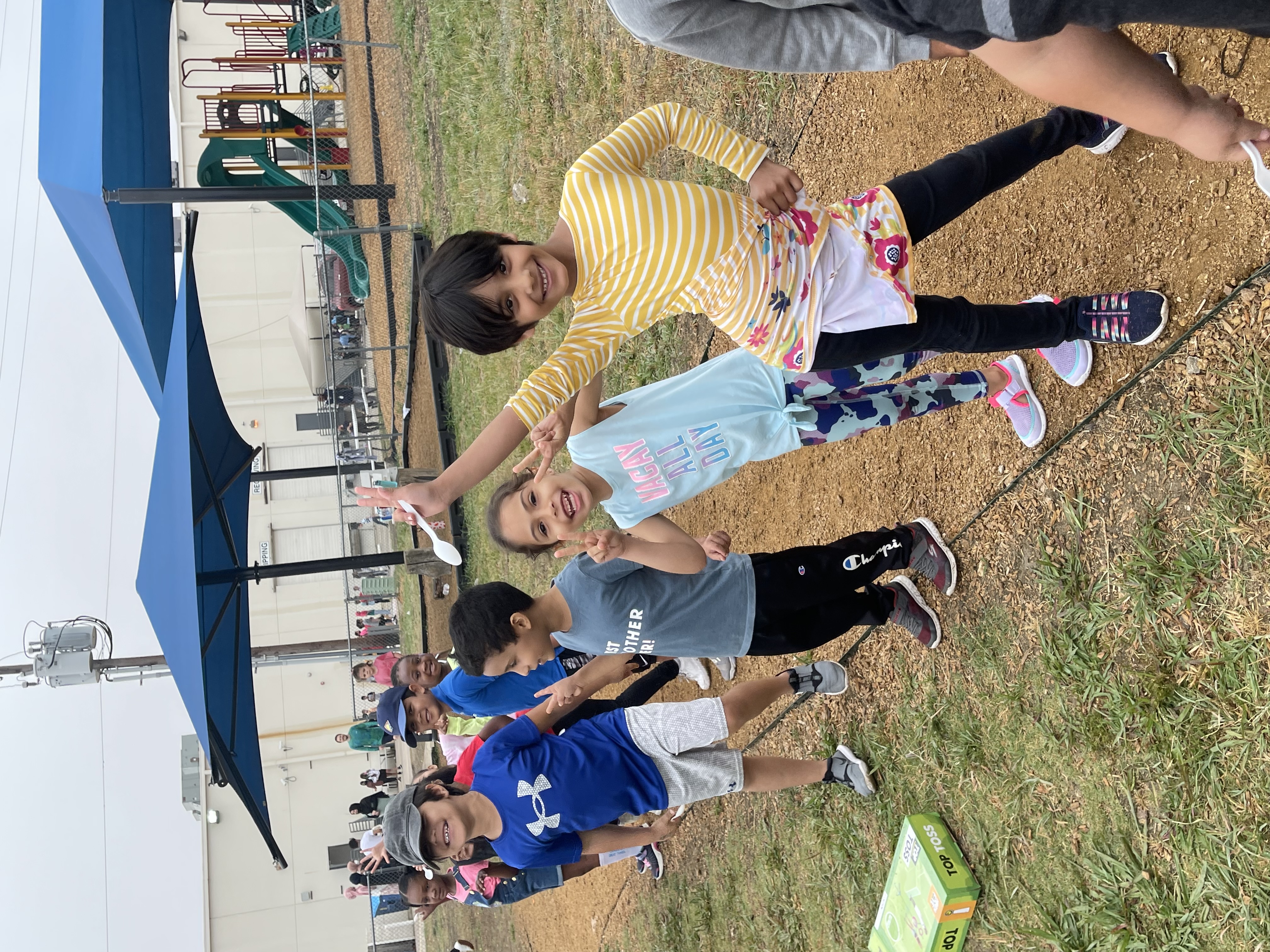 Students at Field Day