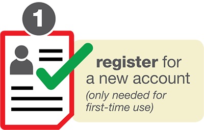 Register for new account