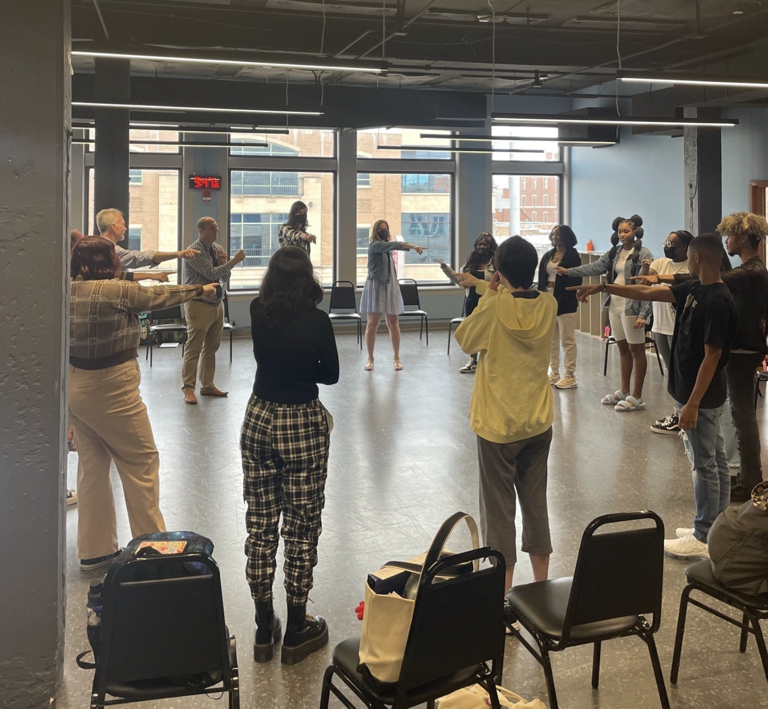 Orientation, Ice-breaker exercise at Proctors Campus