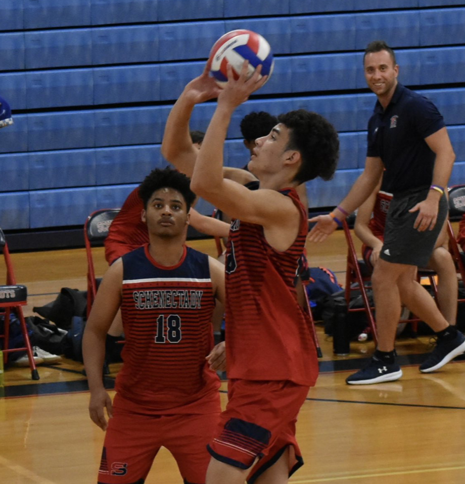 ATHLETICS PHOTO JV Boys Volleyball's first home game