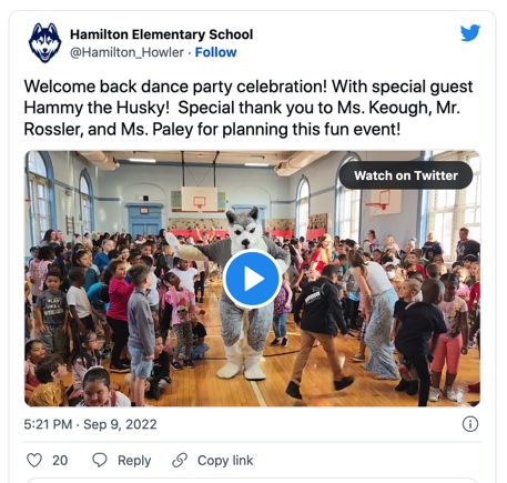 Hamilton Dance Party Video on Twitter