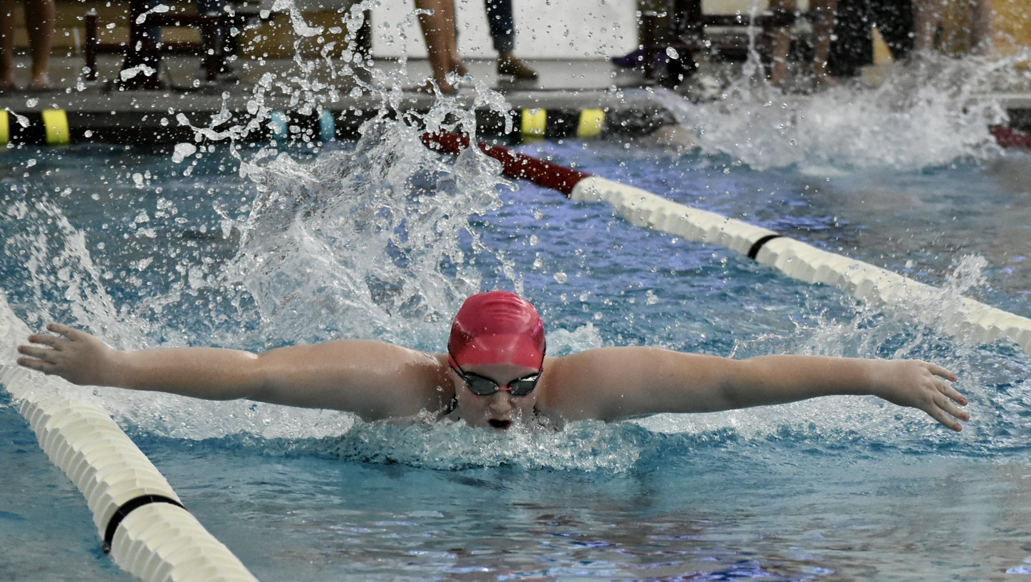 Photo of the Week:  A perfect action shot from Schenectady Swim and Dive's senior night on 10/7. Photo credit: Corinna Heggen