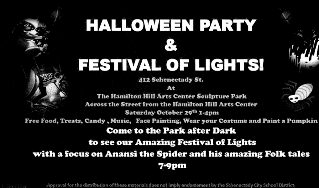 Hamilton HIll Halloween Party and Festival of Lights