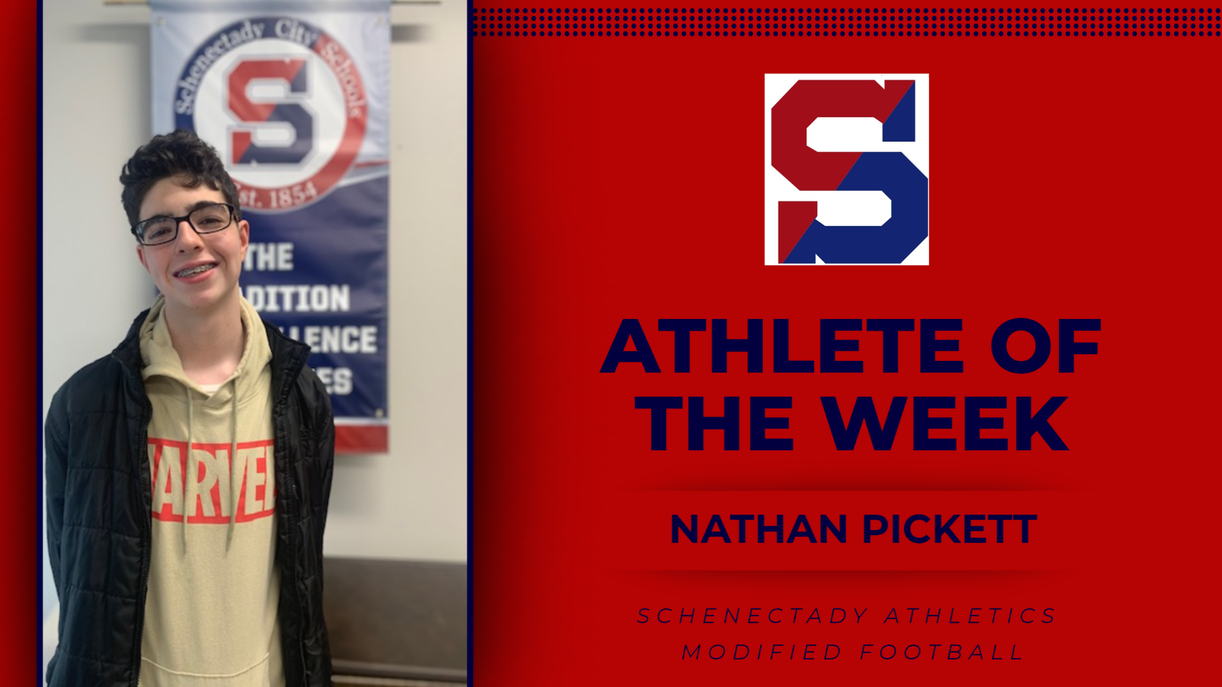 Nathan Pickett, Athlete of the Week