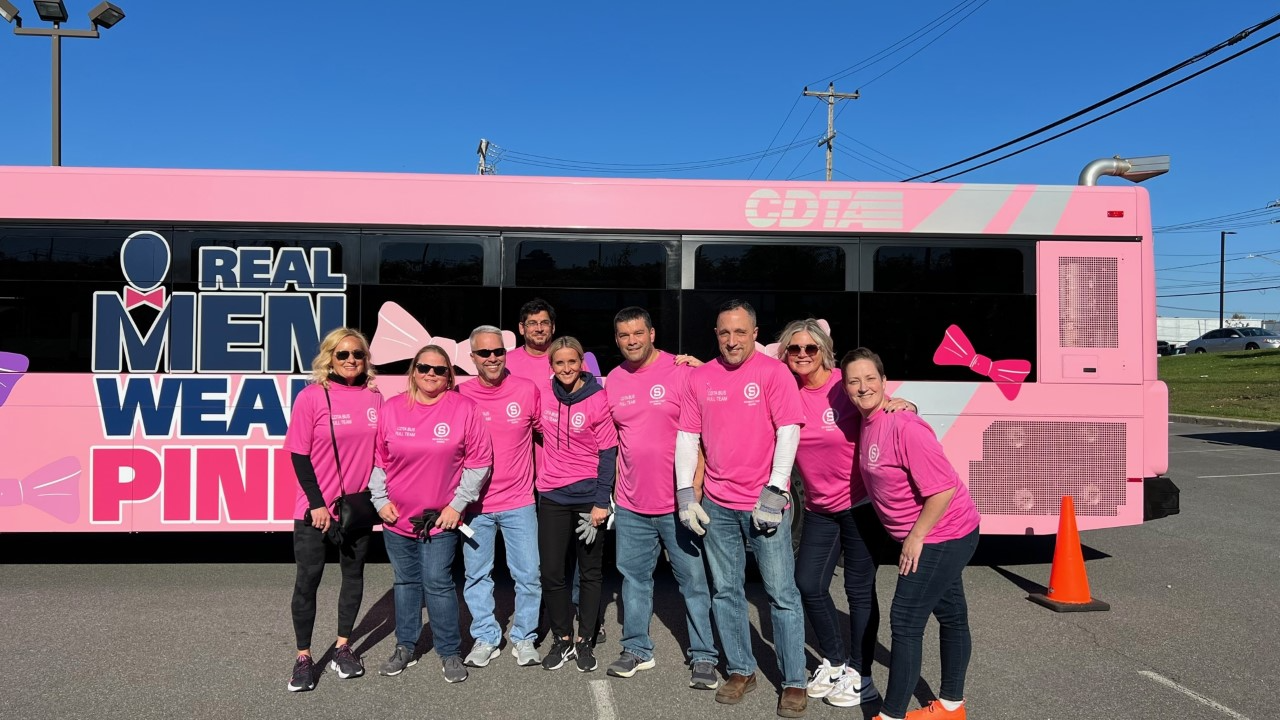 Photo of the Week:   Shout out to the Patriot Pullers! Union leaders, teachers, and district leadership participated in CDTA's Pink Bus Pull last Friday. 