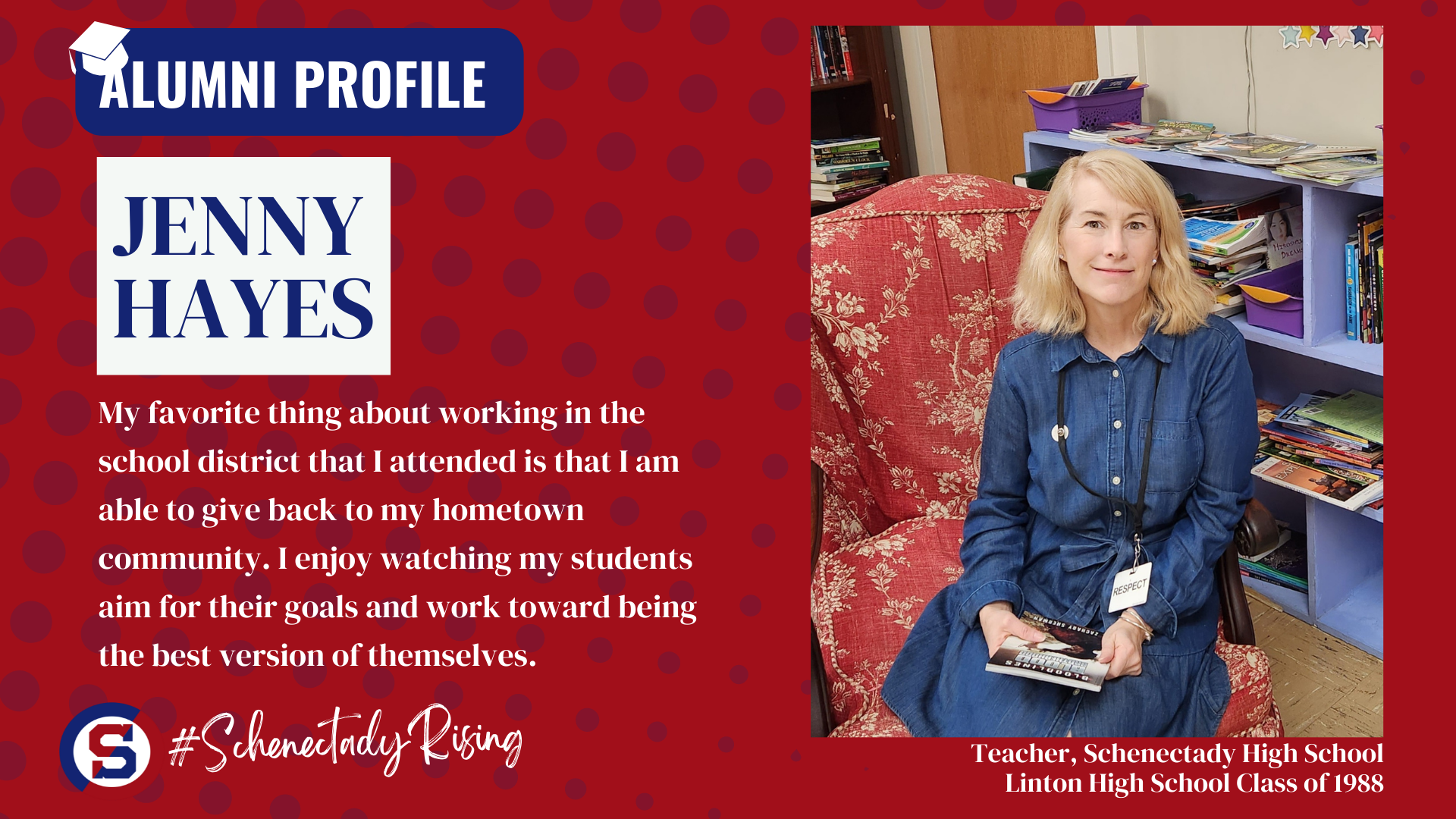 Alumni Profile:  Jenny Hayes