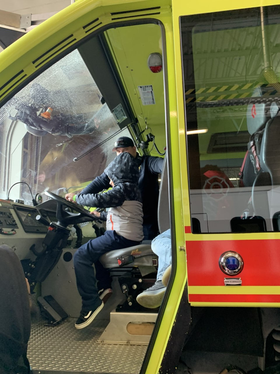 Photo:  Van Corlaer's first grade field trip to the Albany International Airport and Firehouse on November 15