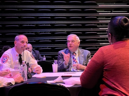 Photo from the community breakfast held at Proctors 