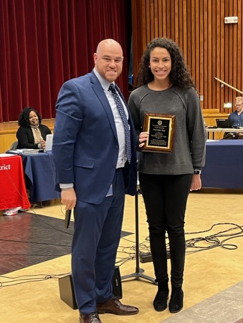 Photo of Superintendent Soler and Marissa Ray