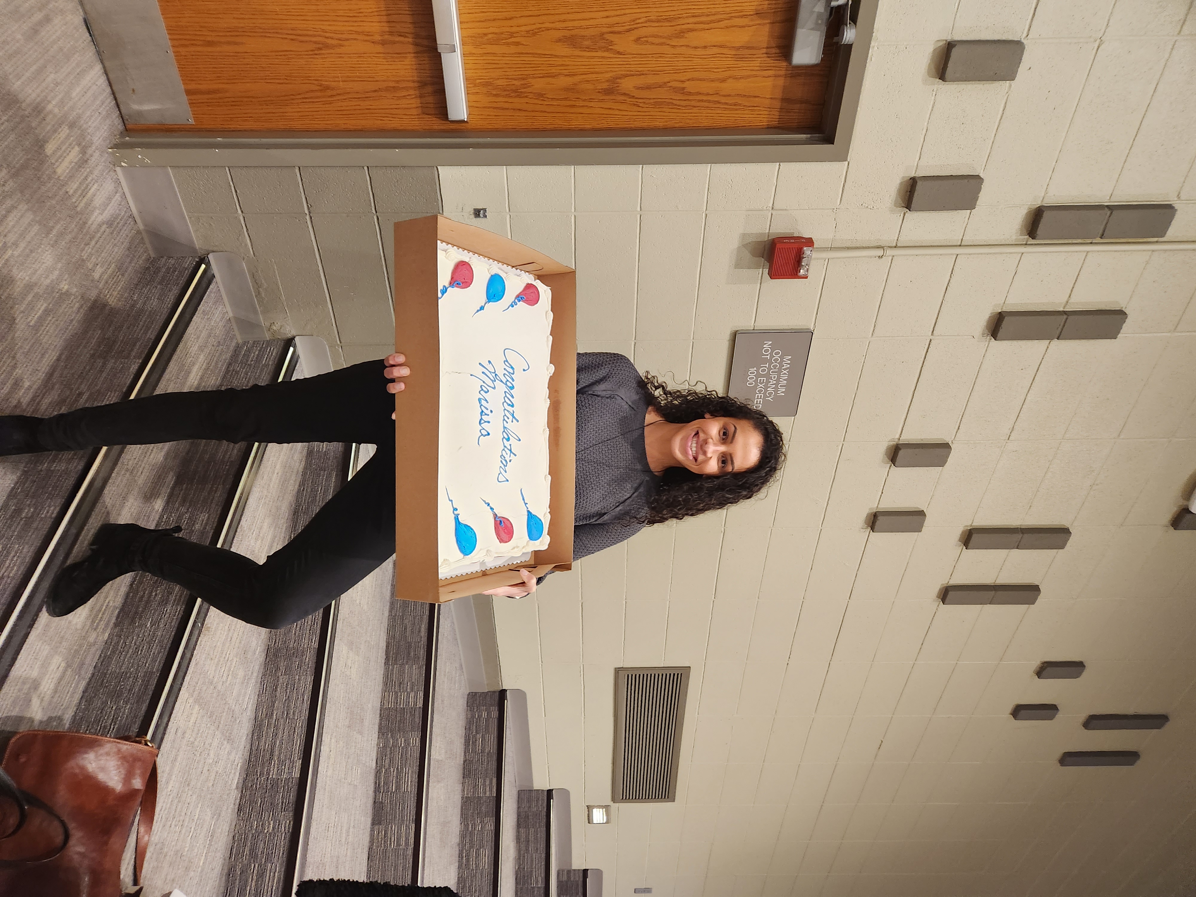 Photo of Marissa Ray with Cake