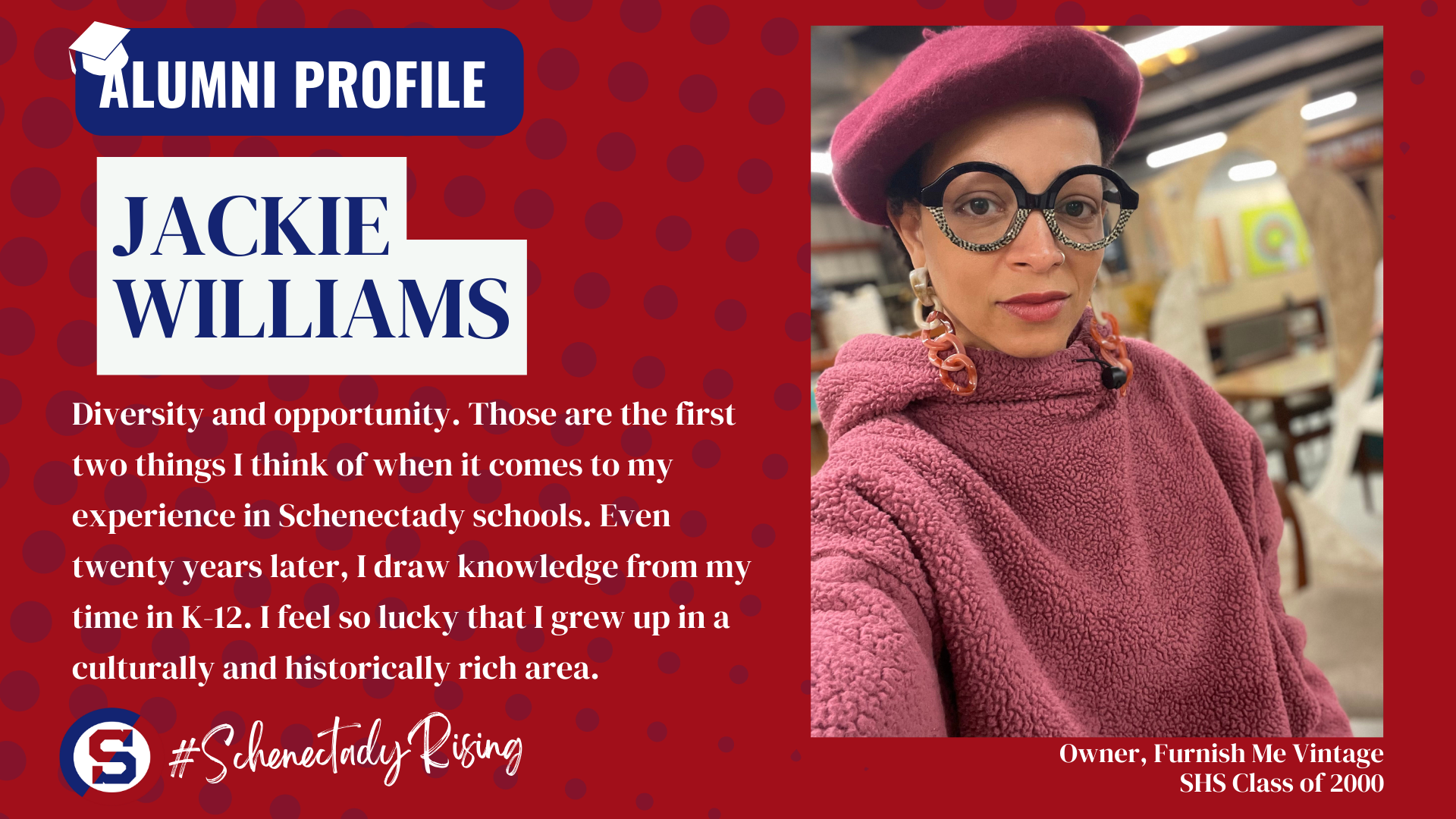 ALUMNI PROFILE:  Jackie Williams