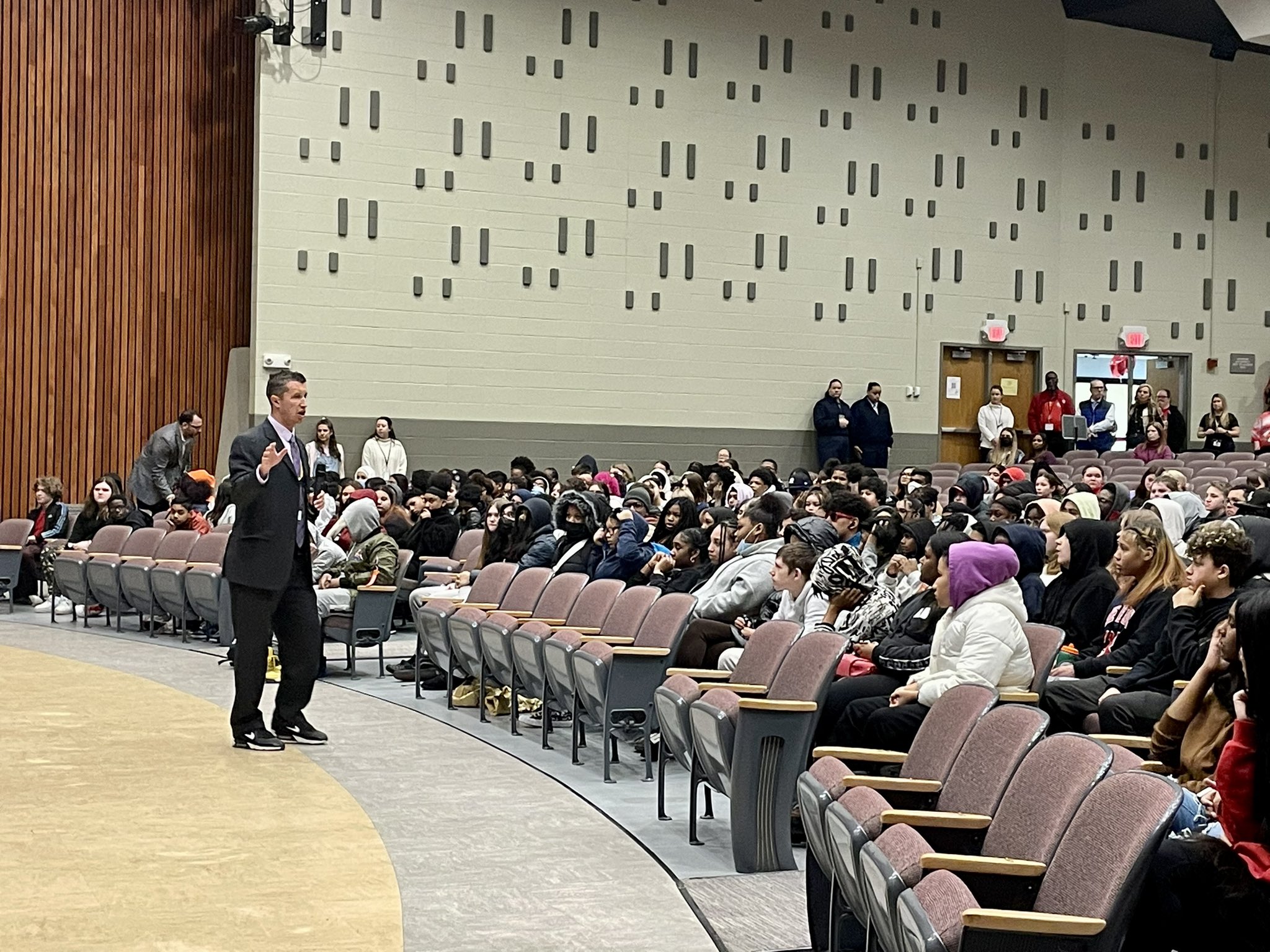 Photo of Mr. Weinmann at Future Patriots Day