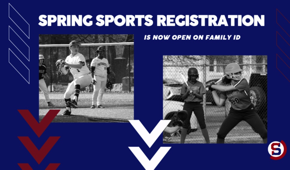 Spring Sports Registration is now open