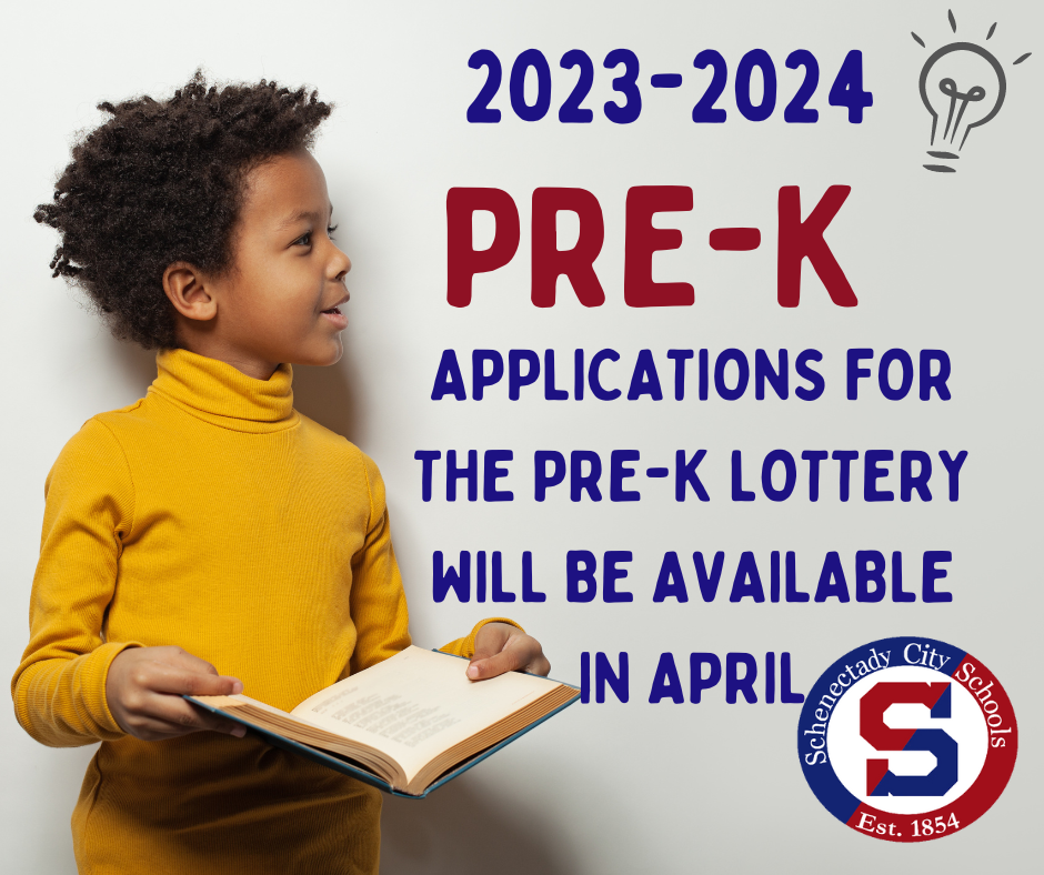 Pre-K Applications will be available in April