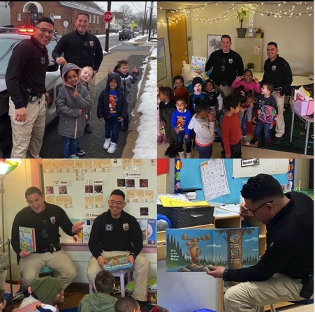 Schenectady Police join us for Read Across American Day