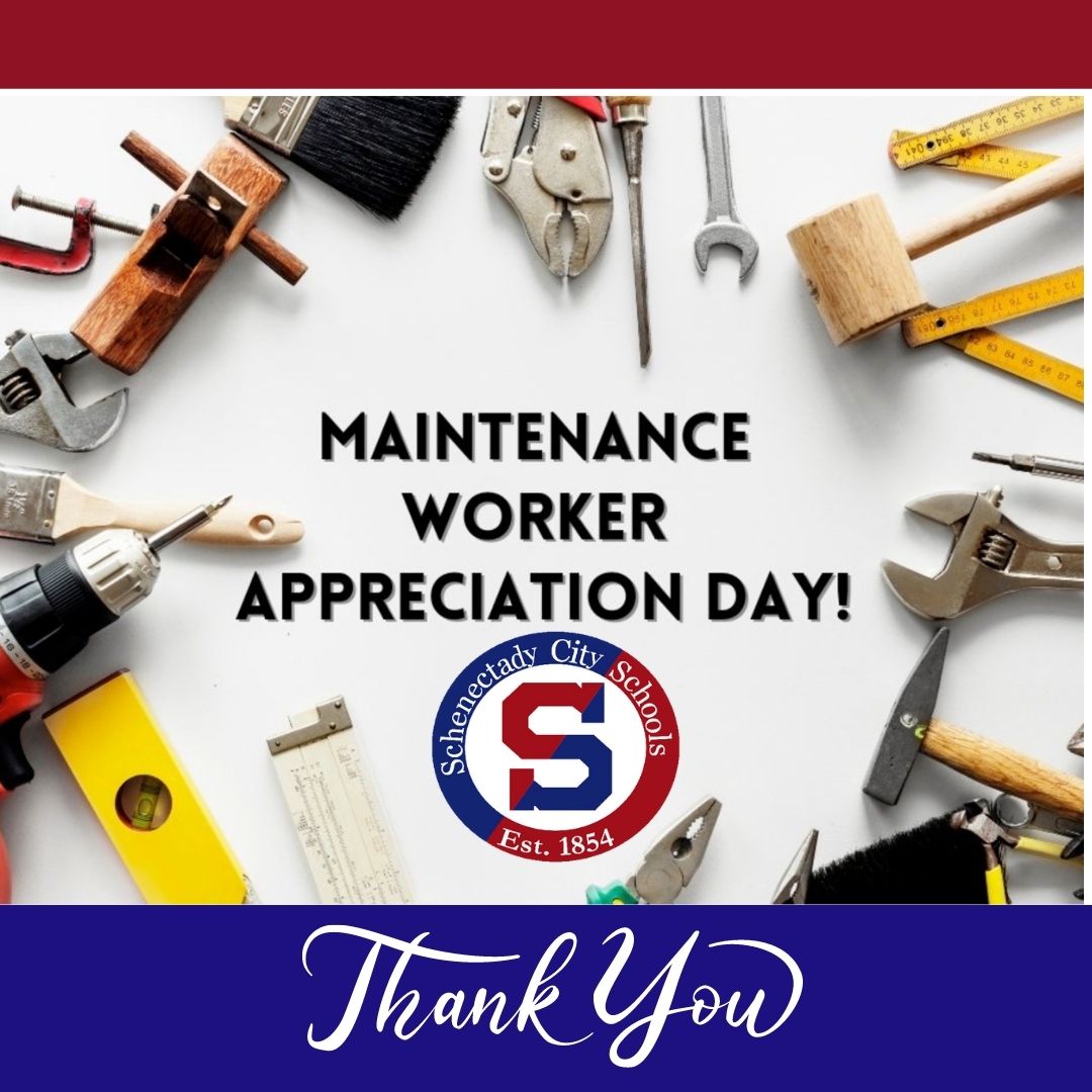 Thank you to maintenance workers