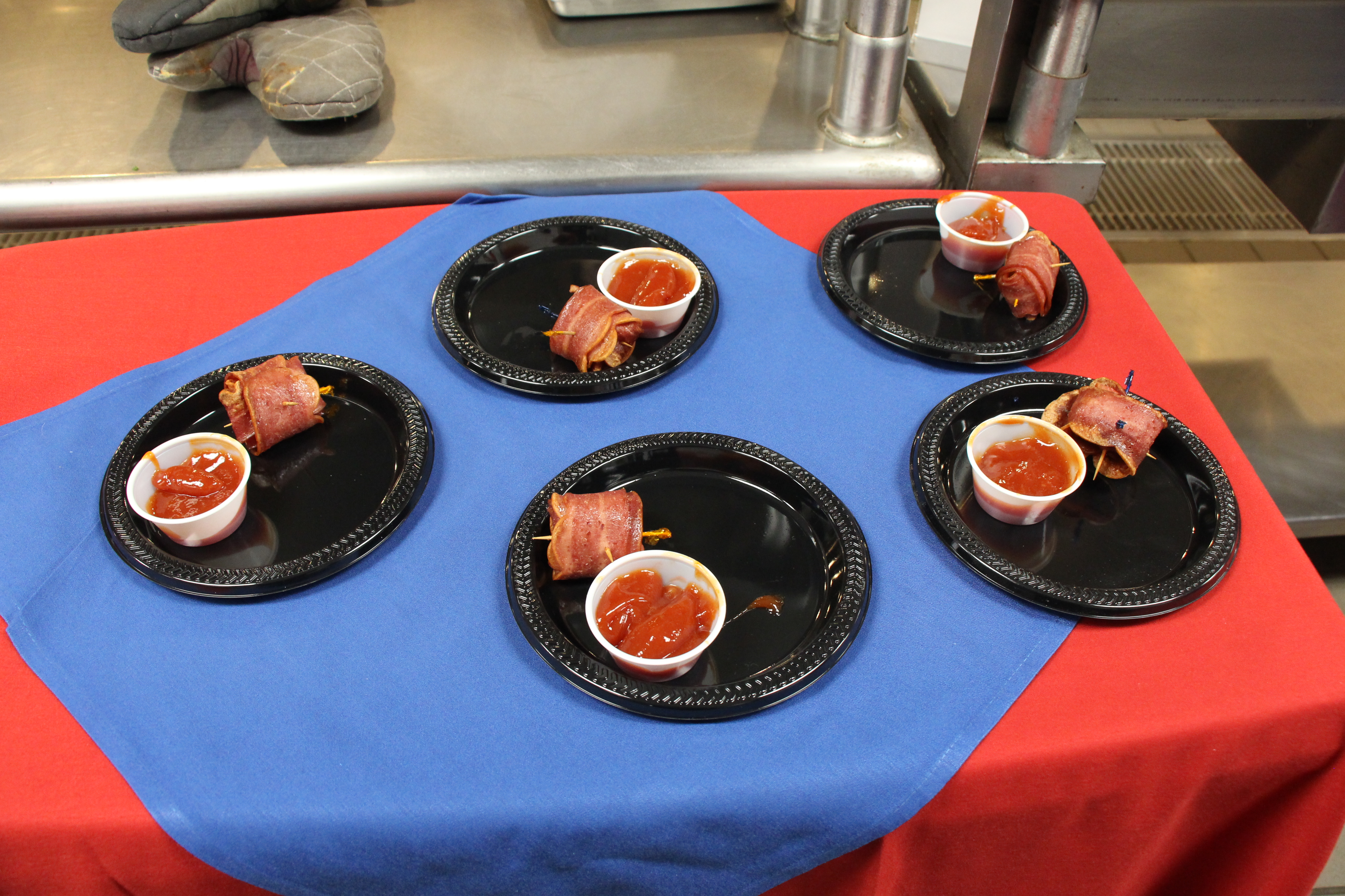 Photo: Chef's Competition - Kaiden's winning recipe was Bacon Wrapped Tater Tots with Cheese