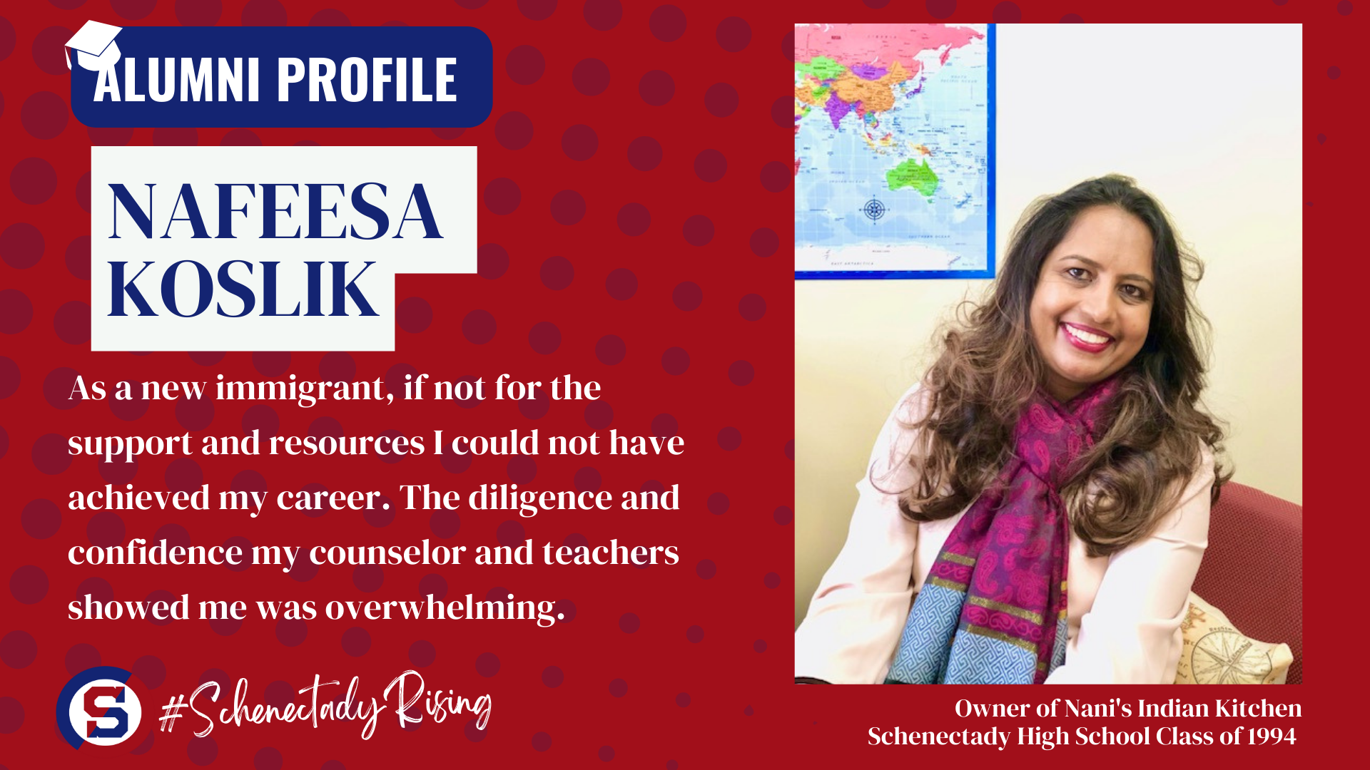 Alumni Profile:  Nafeesa Koslik