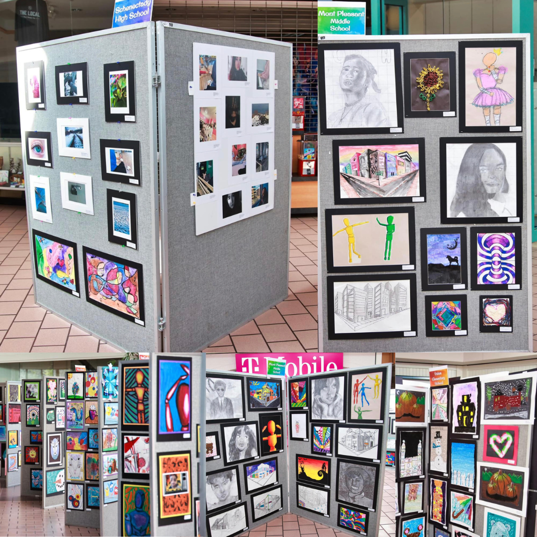 Student art show at viaport