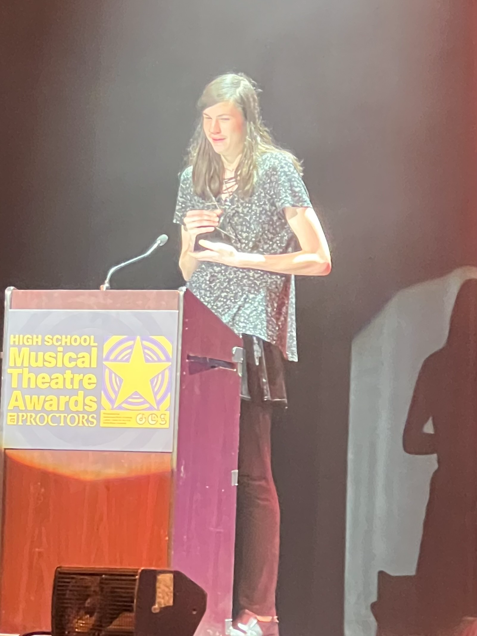 The high School Musical Theatre Awards were held at Proctors last weekend. Schenectady students Yael Woods and Fred Durocher were the first Schenectady students to ever be nominated for the High School Musical Theatre Awards and Yael Woods won best supporting actress!