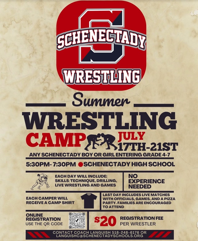 Wrestling Camp Flyer