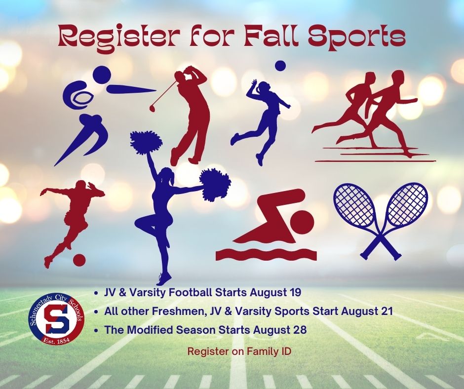 Fall Sports Registration Postcard