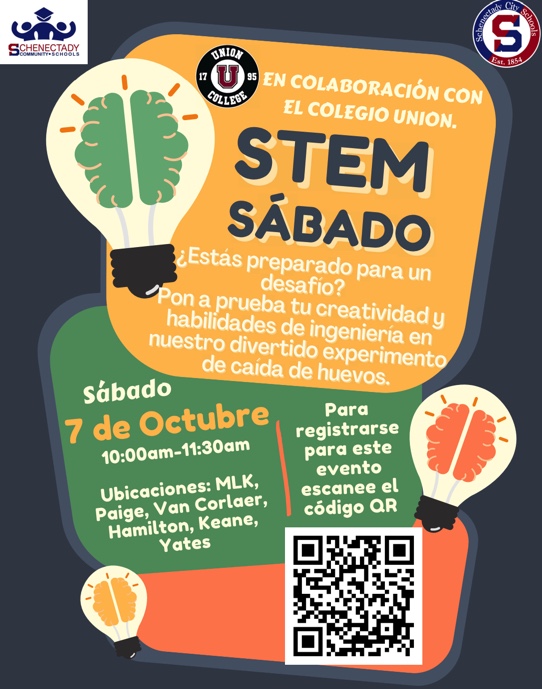 STEM Saturday Flyer Spanish