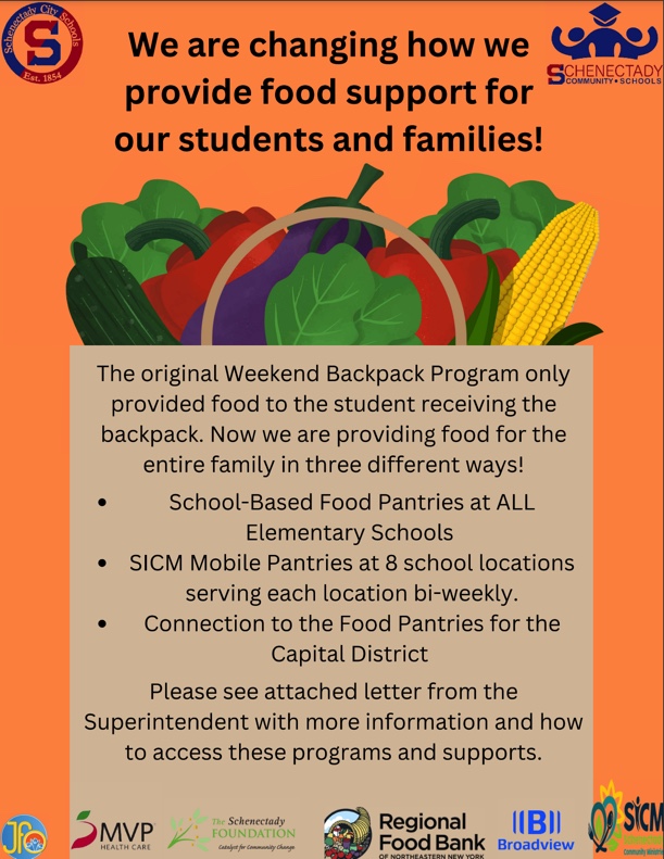 Food Support Program Flyer