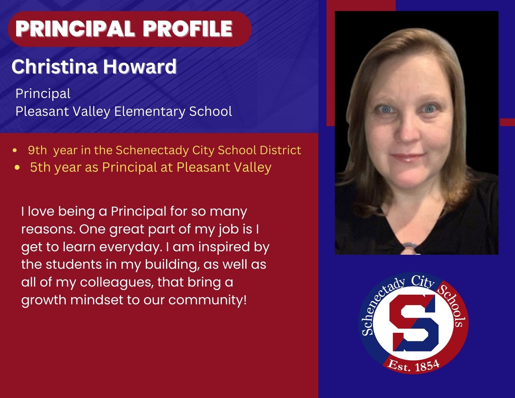 Principal Profile:  Christina Howard