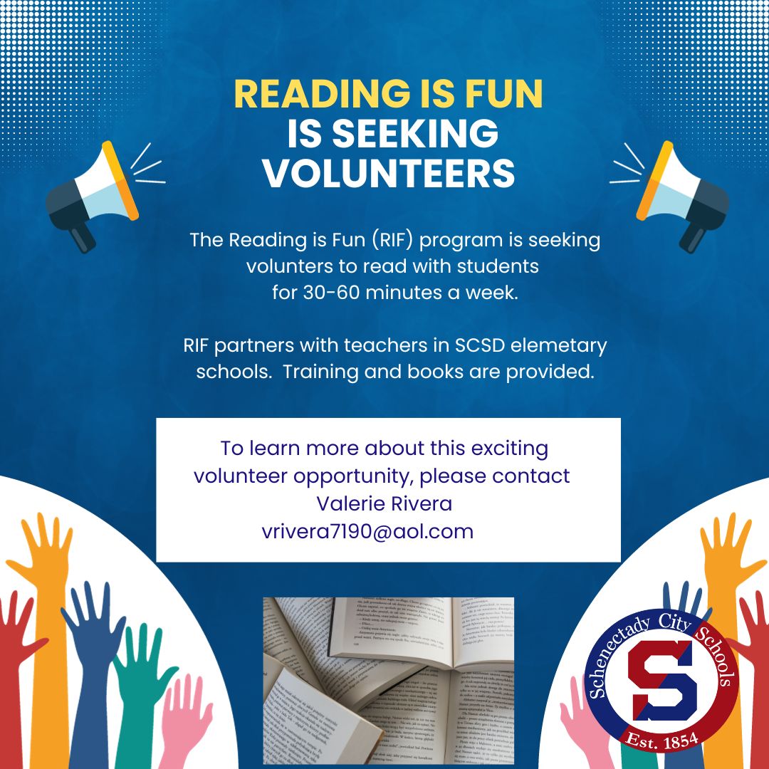 RIF is seeking volunteers