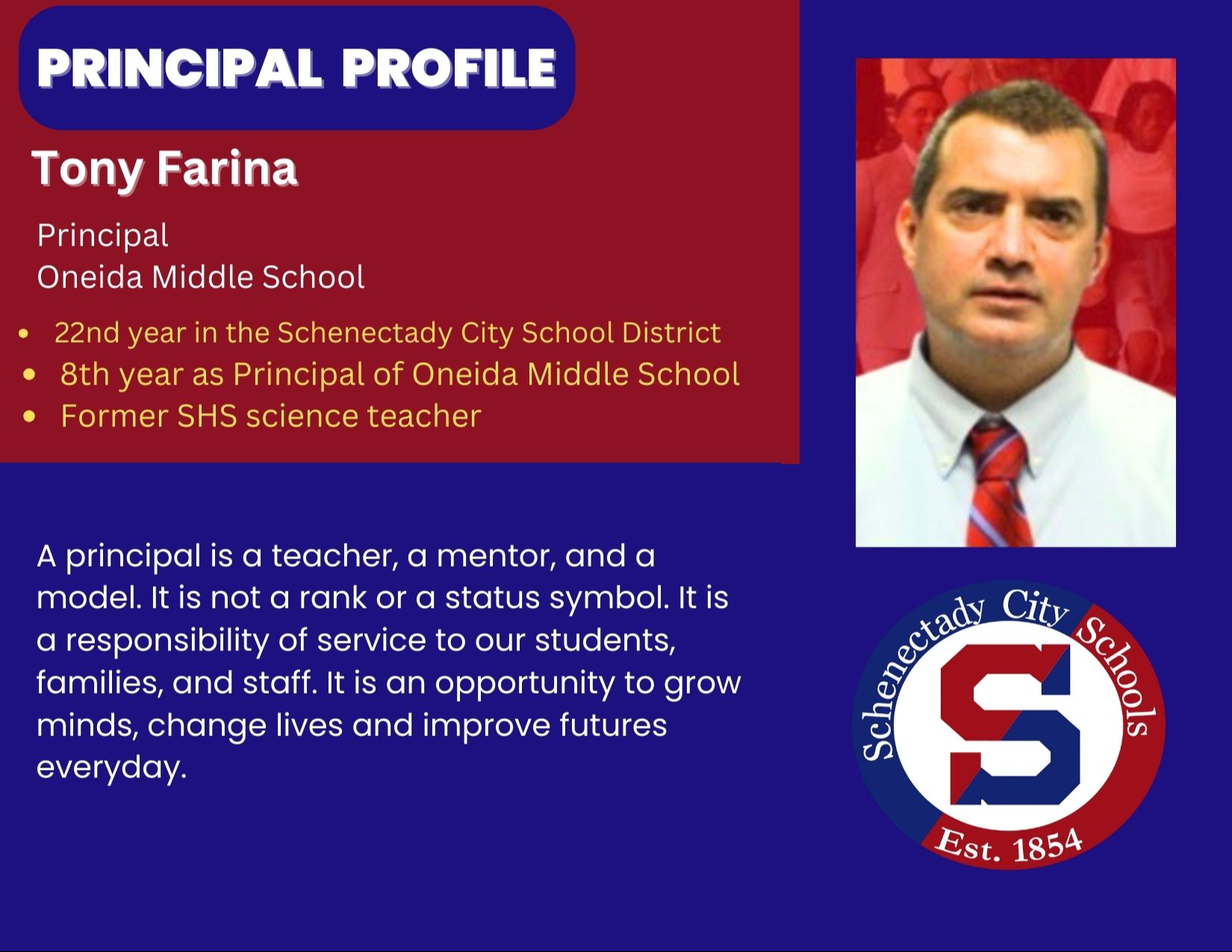 Principal Profile:  Tony Farina