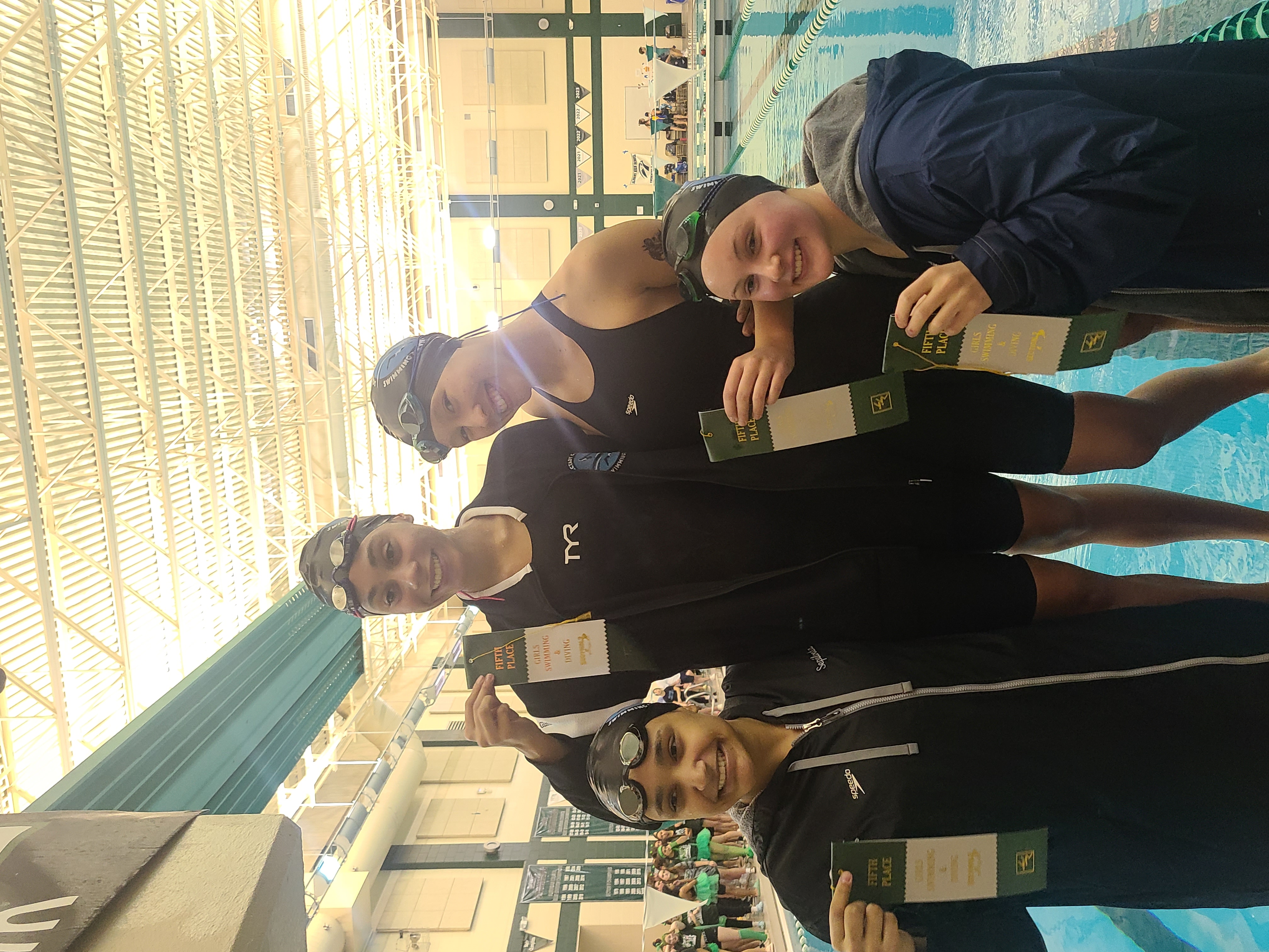 Photo:  200 Free Relay Team at Swim Sectionals