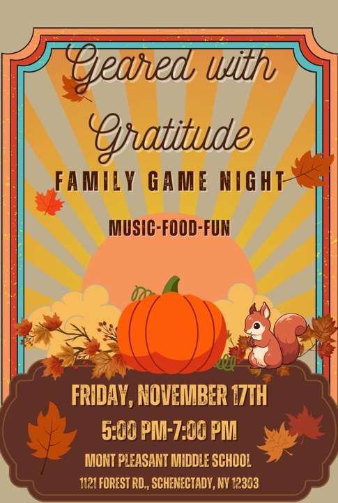 Gear Up Flyer about Thanksgiving event
