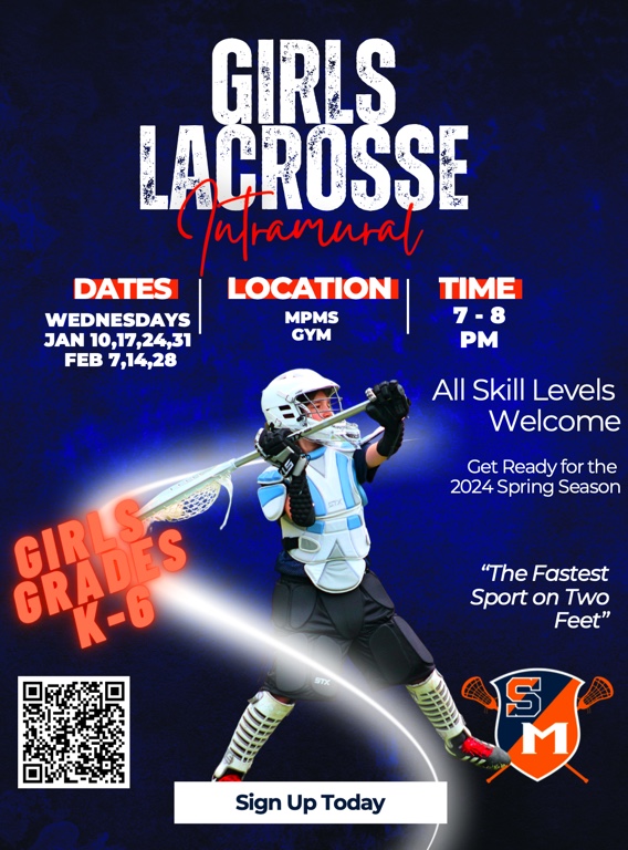 Flyer:  Girls Lacross Intramurals