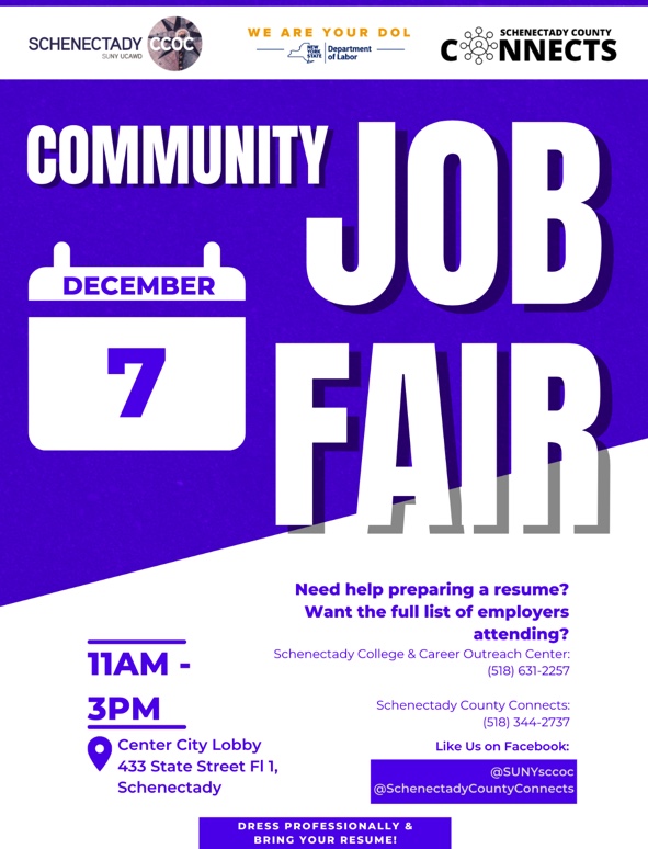 Flyer: Community Job Fair