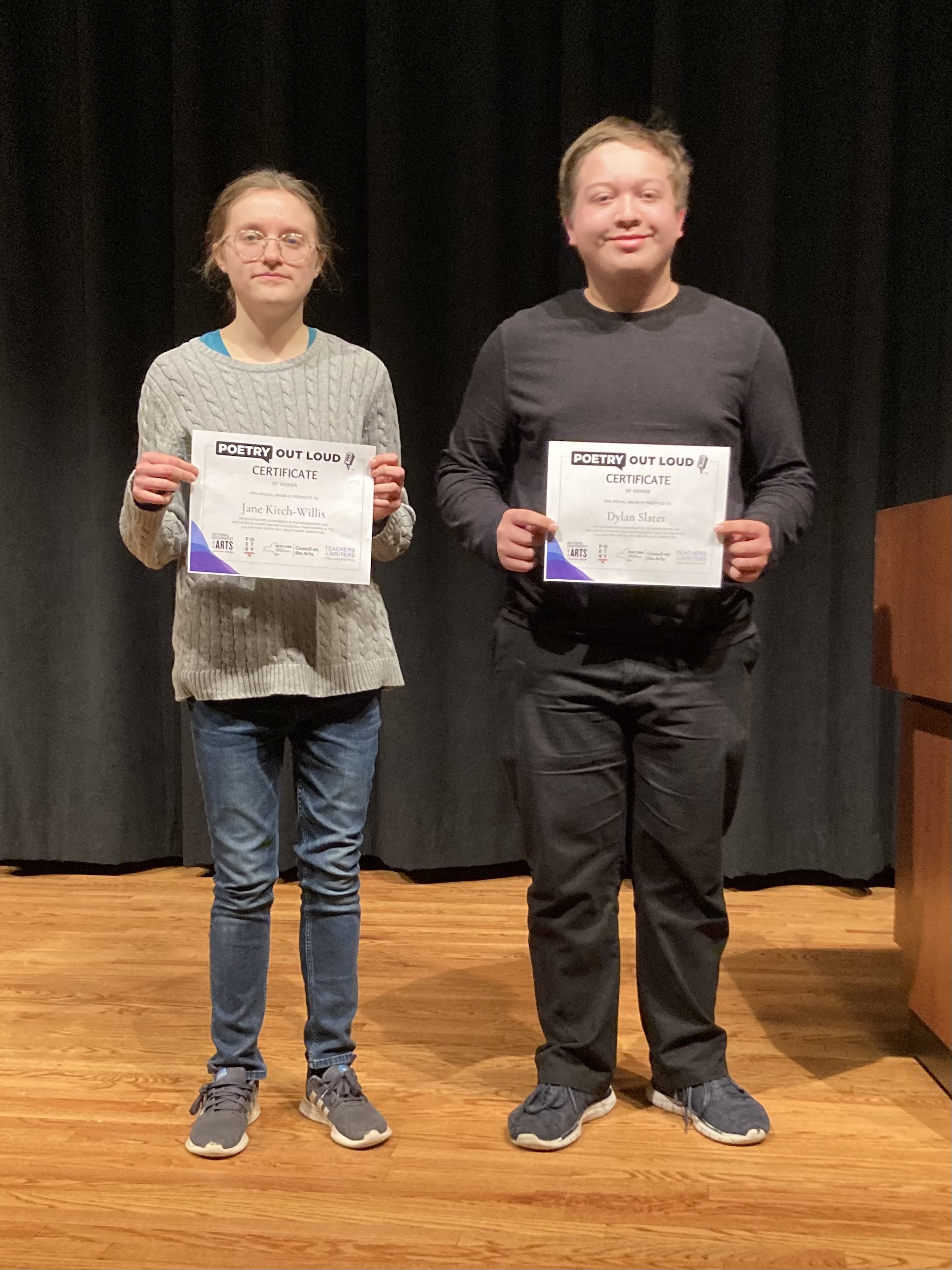 Photo: Poetry Out Loud Competition