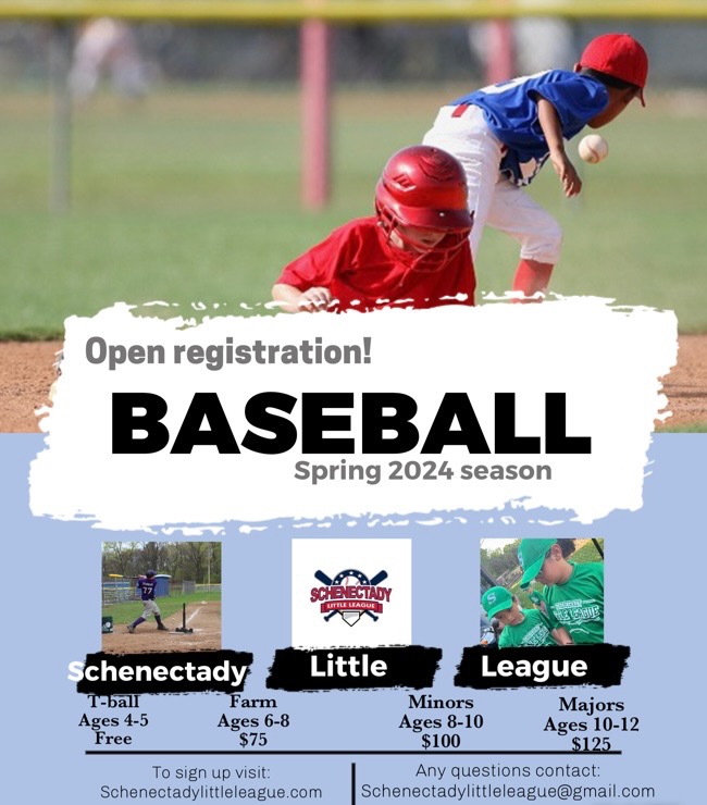 Flyer: Schenectady Little League