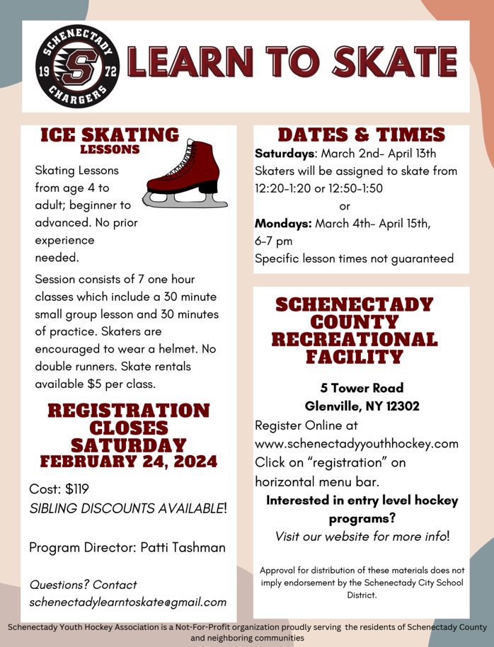 Flyer: Learn to Skate