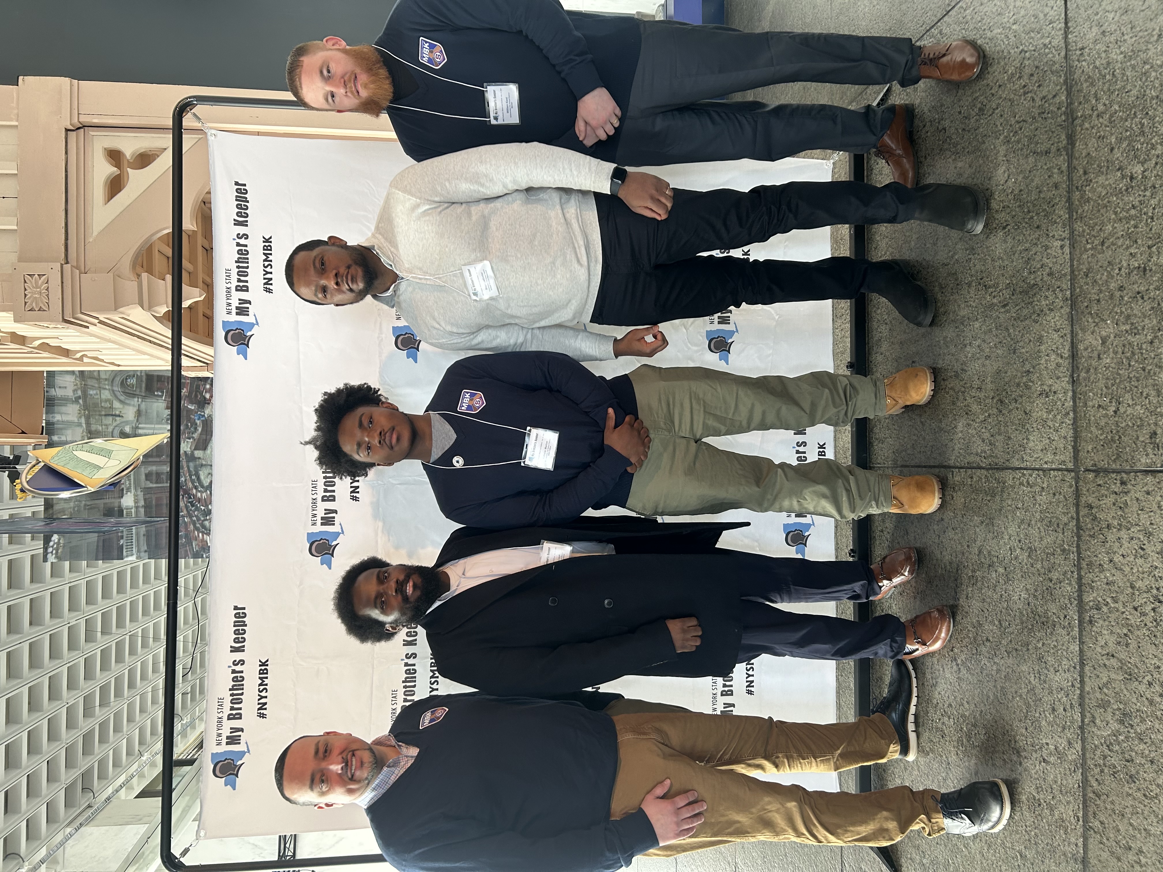 Photo: MBK Fellows Stand and Deliver