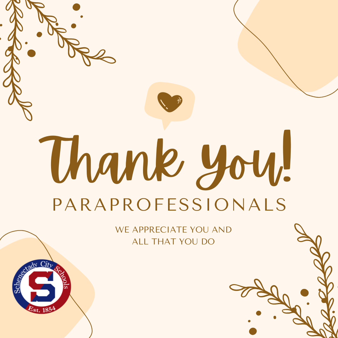 Thank you Paraprofessionals