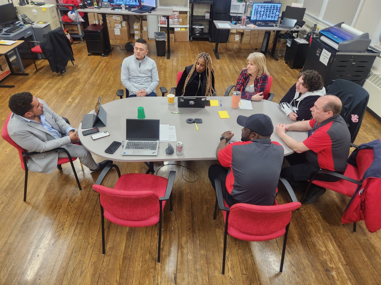 Dr. Cotto met with members of the Safety Team on Thursday