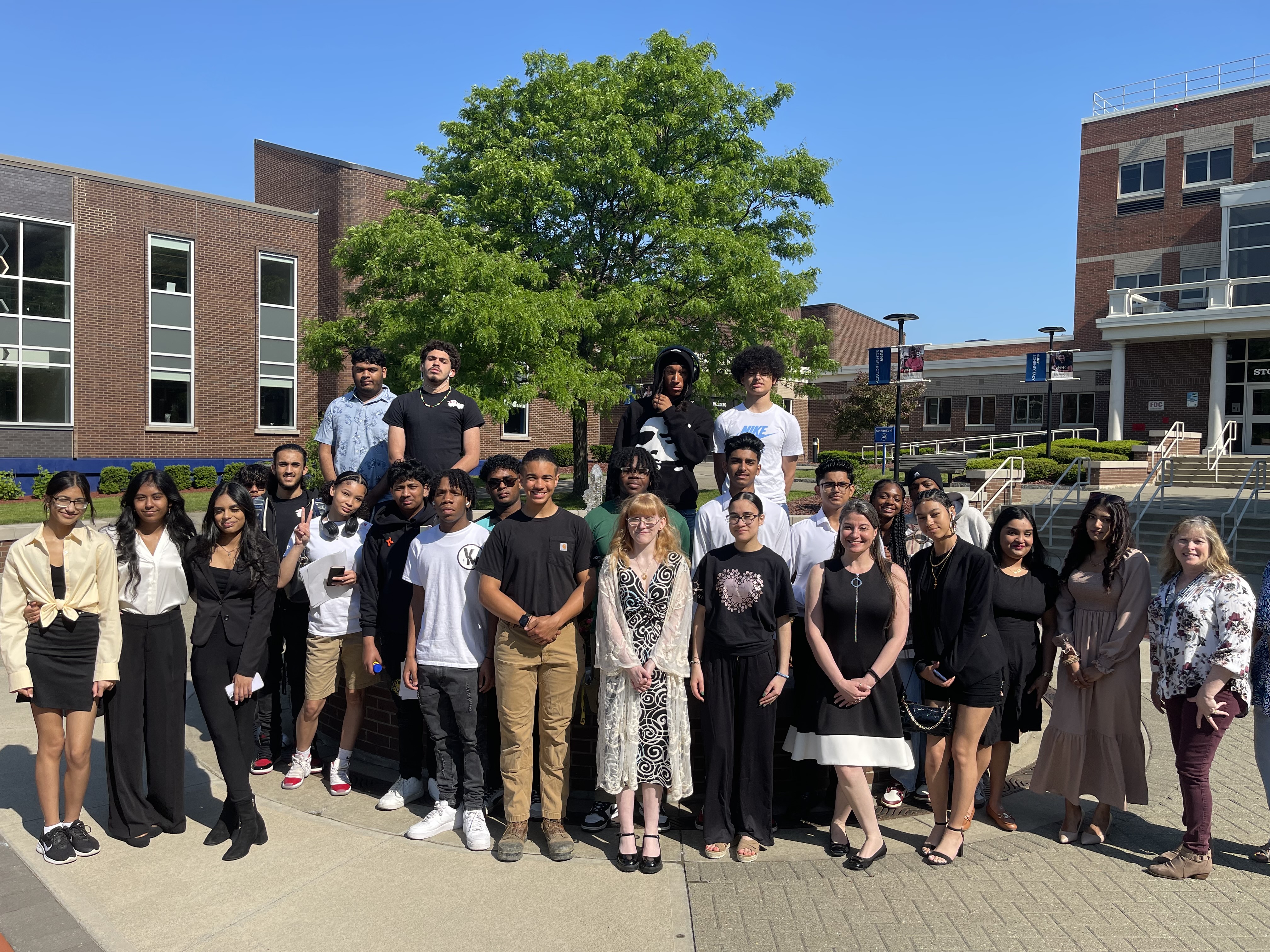 Photo:  Students at SUNY Schenectady Business Plan Competition