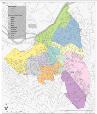 Attendance Zone Map updated July 2024