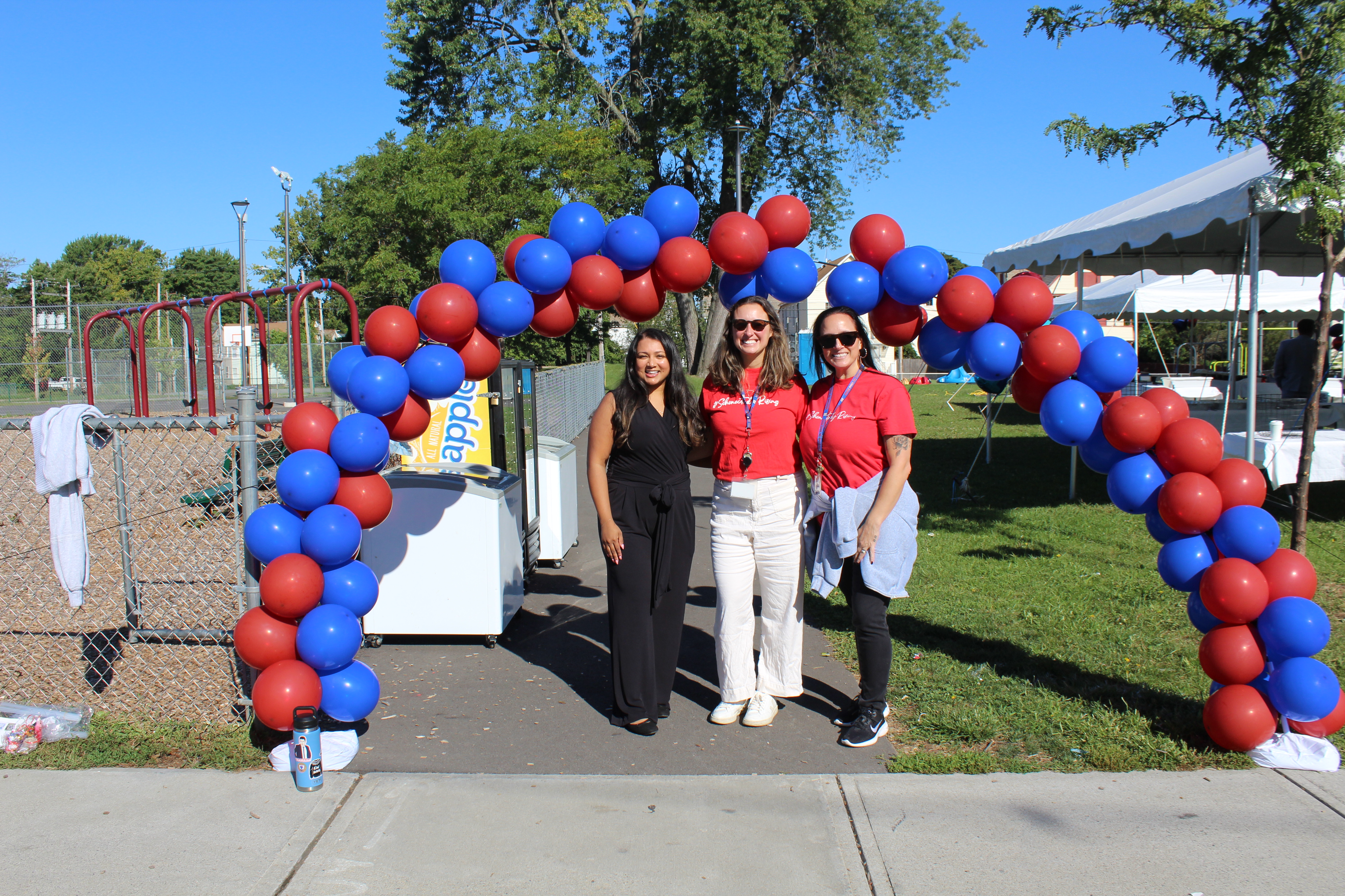 Photo:  Opening Day for Staff