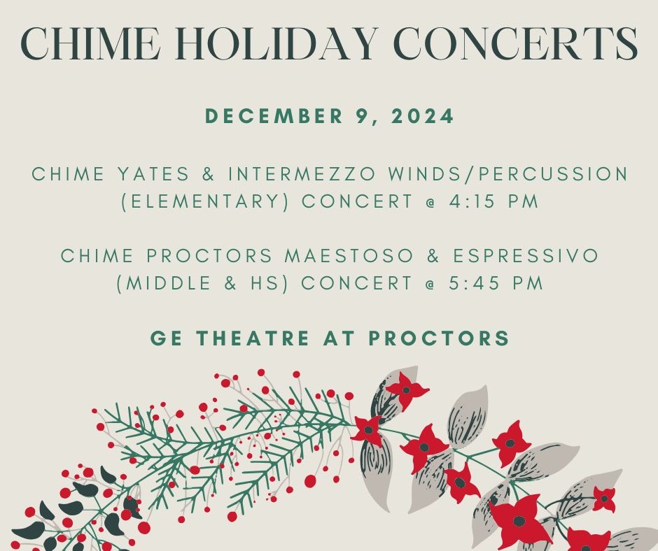 CHIME holiday concert at proctors