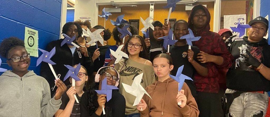 Students raising awareness